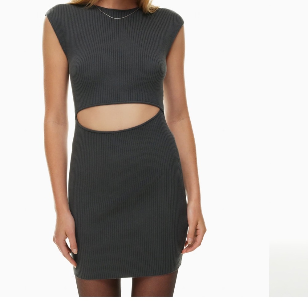 Aritzia Cutout knit sweater dress Size XS